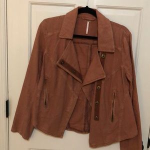 Linen Free People jacket